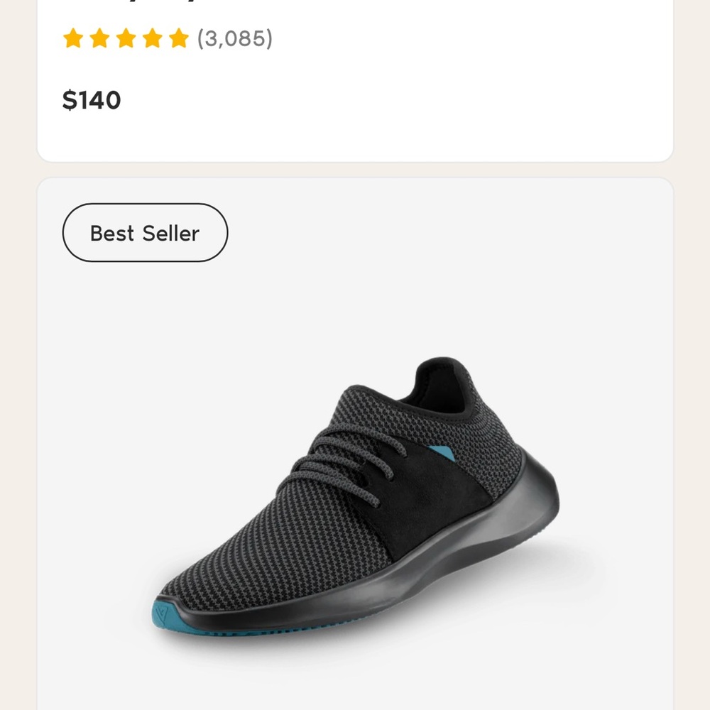 Vessi Black Sneakers